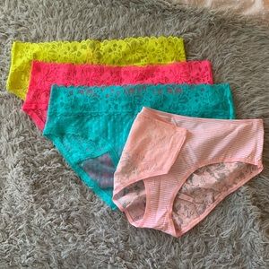 4 lace Victoria Secret panties